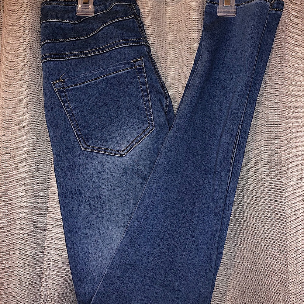 High waisted jeggings